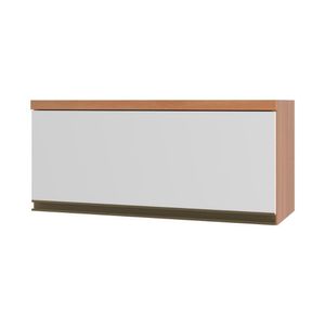 Armário De Cozinha Aéreo Com 1 Porta Basculante 80cm Multimóveis Cr20393 Freijó-branco