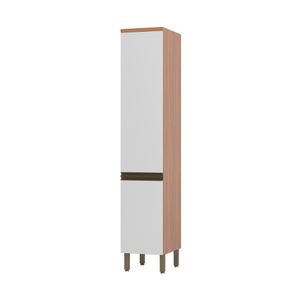 Paneleiro De Cozinha Com 2 Portas 40cm Multimóveis Cr20400 Freijó-branco