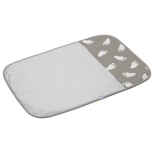 Trocador Tecebem Baby Malha Estampado Impermeável Mia 45cmx70cm Cinza