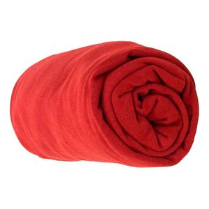 Lençol Com Elástico Solteiro Portallar Malha 100% Algodão Liso Linha Casa Vermelho Rubi