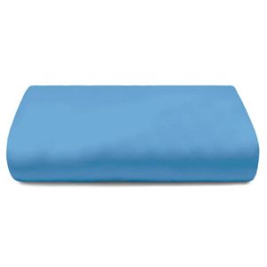Lençol Avulso Buettner Solteiro King Percal 150 Fios Casual Color Com Elástico Azul Mariner