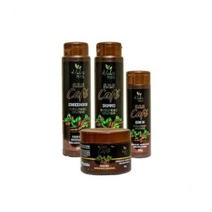 Kit Capilar Sos Cafe Charmelle - 4 Itens