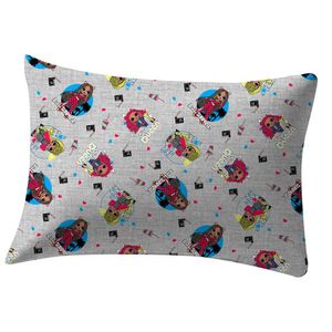 Fronha Portallar Malha Estampada Lol Omg Cinema 48cmx68cm Mescla