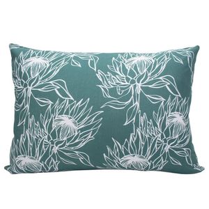 Fronha Estampada Avulsa Portallar Malha 100% Algodão Linha Casa Dublin/verde Treliça