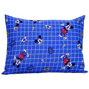 Fronha Portallar Malha Disney Estampada Hey Mickey 48cmx68cm Azul