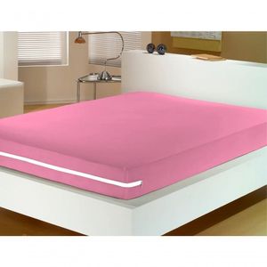 Capa Para Colchão Portallar Queen Malha Com Zíper Rosa