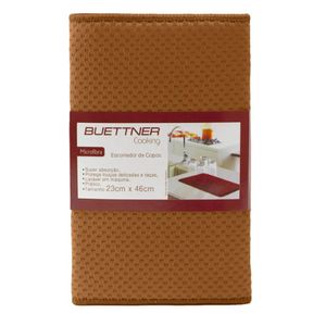 Escorredor Para Copos Buettner Liso Microfibra 23cmx46cm Terracota