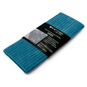 Escorredor De Louça Buettner Microfibra 80% Poliéster-20% Poliamida Cooking Stripes 38cm X 48cm Indigo