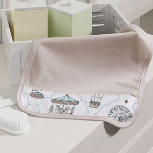 Kit Toalhinha De Boca Com 03 Peças Tecebem Baby Malha 100% Algodão Jean Trigo