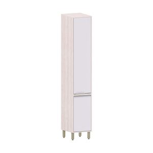 Paneleiro De Cozinha 40cm 2 Portas 4 Prateleiras Art Luciane Pátina-cinza Cristal