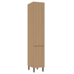 Paneleiro Simples 40cm 2 Portas Slim Luciane Móveis Freijó-freijó Brasil