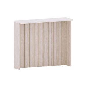 Bancada Ilha 120cm Art Luciane Móveis Pátina-cinza Cristal