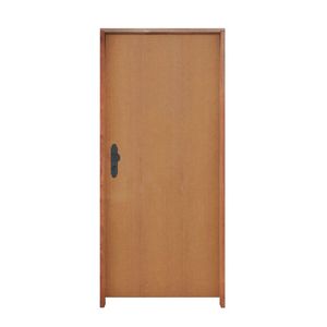 Kit Porta Lisa Padrão Imbuia 62 X 2.10 Batente Ecológico 11cm Fechadura Externa Lado Direito - Hale