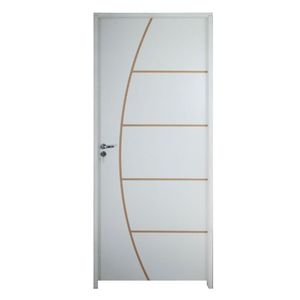 Porta Belíssima 6 Prime Batente Regulável 16-20 Cm E Guarnição 62 X 2.10 Lado Direito - Rodam