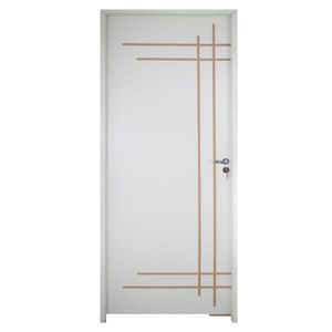 Porta Belíssima 9 Prime Batente Regulável 13-16 Cm E Guarnição 62 X 2.10 Lado Esquerdo - Rodam