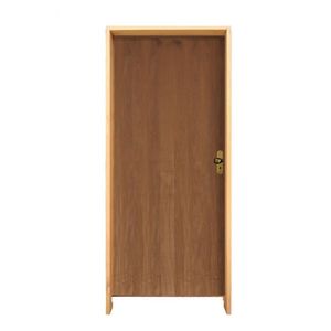 Kit Porta Lisa Padrão Imbuia 72 X 2.10 Batente Misto 11 Fechadura Interna Lado Esquerdo - Hale