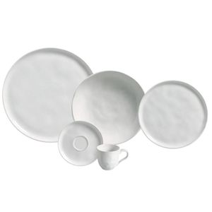 Aparelho De Jantar 20 Peças Bio New White Porto Brasil
