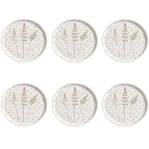 Conjunto De Pratos De Sobremesa 06 Peças Bio Floralis Porto Brasil