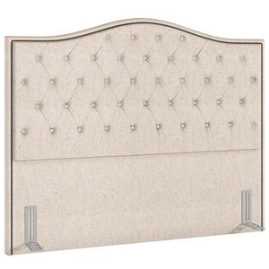 Cabeceira Cama Box Casal King 195cm Siena P02 Linho Cru - Mpozenato