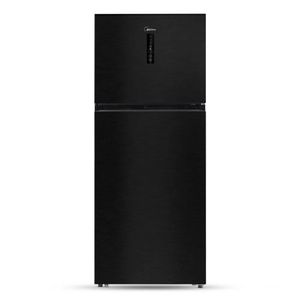 Geladeira Midea Frost Free Duplex 463L Inox Black Edition Painel Touch E Led Preto 127V MD-RT645MTA