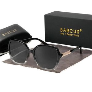 Óculos Polarizados Gradiente Fashion Borboleta Proteção Uv400 Preto Fosco