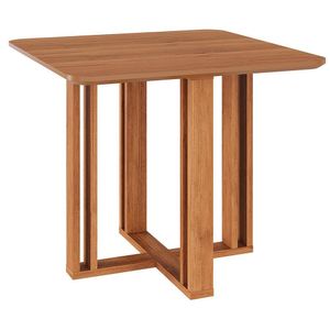 Mesa De Jantar Quadrada Flora 95x95 Cinamomo Com Tampo Em Mdf - Cimol Móveis Cinamomo