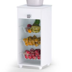 Balcão Fruteira Monalisa Branco - Ajl Móveis Branco