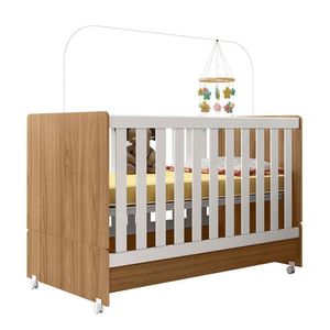 Berço Mini Cama Encanto Nature-branco - Peternella Móveis Nature-branco
