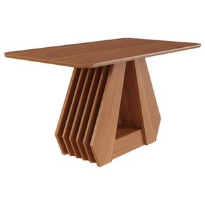 Mesa De Jantar Retangular ágata 130x80 Cinamomo Com Tampo Em Mdf - Cimol Móveis Cinamomo