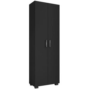 Estante Livreiro Office Com 2 Portas Preto Tx - Pr Móveis Preto Tx