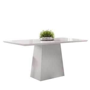 Mesa De Jantar Jasmin 160x90 Off White - Pr Móveis Off White