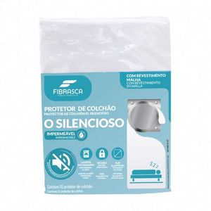 Protetor De Colchão O Silencioso Queen 160x200cm Branco - Fibrasca Branco