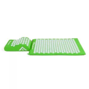 Tapete E Travesseiro De Acupressão Acupress Brasil Verde 68x42 Cm