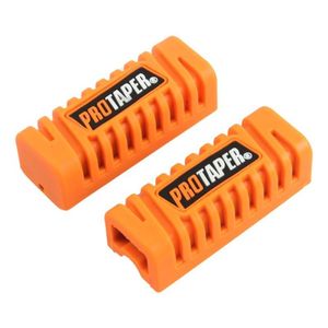 Pedaleira De Borracha Universal Estribo Cg 160 Titan Fan Start Cb 250f Protaper Motocross laranja