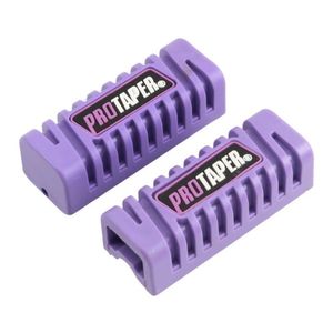 Pedaleira De Borracha Universal Estribo Cg 160 Titan Fan Start Cb 250f Protaper Motocross Color:roxo