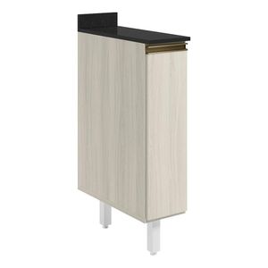 Balcao Com Tampo 1 Porta 20cm Mdf 16796 Bianco Toq Bianco Toq Nicioli Bianco