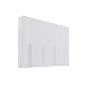 Guarda Roupa Casal 8 Portas 8 Gavetas Com Pés Daymont - D' Doro Castanho