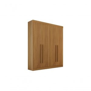 Guarda-roupa Da Vinci Plus 4 Portas 3 Gavetas Com Pés - D' Doro Cinamomo