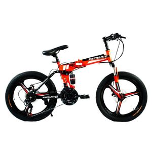 Bicicleta Aro 20 Cityfold Bike 21 Vel Marchas Freio A Disco Vermelho WCT Fitness