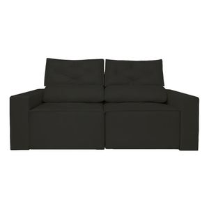Sofá Retrátil-reclinável 1,50m Confortável Luxo Balaqui Preto