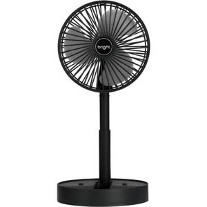 Ventilador Portátil Recarregável Bright Vn003 Preto [f002]