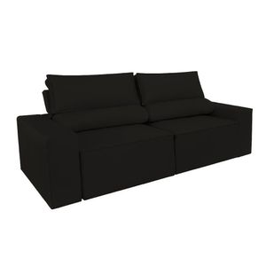 Sofá Retrátil-reclinável 1,50m Confortável Balaqui Decor Preto