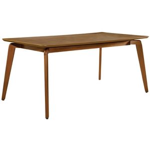 Mesa De Jantar Jade Tampo Laminado Com Pés Em Madeira 2 M