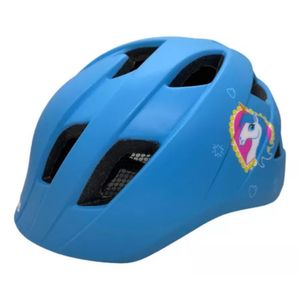 Capacete Infantil Absolute Kids Roll Unicornio Azul Azul M-g