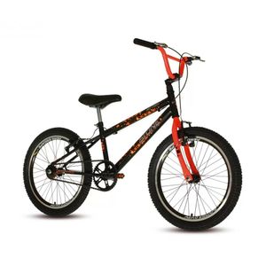 Bicicleta Infantil Aro 20 Hot Cross Stone Preto/laranja