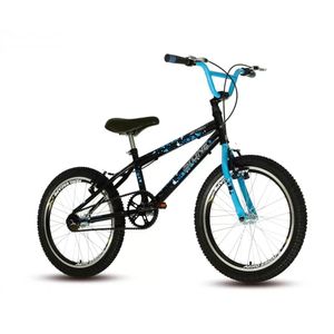 Bicicleta Infantil Aro 20 Hot Cross Stone Preto/azul Claro