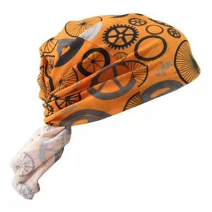 Bandana Bike Unica Nautika Proteção Uv50+ P/ Esportes Laranja/preto único