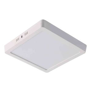 10 Paineis Led Play Sobrepor Quadrado 24w Bivolt 6.500k - Branco