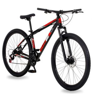 Bicicleta Aro 29 Alumínio Gott Rocker Freios A Disco Suspensão 21v 19 Preto Vermelho