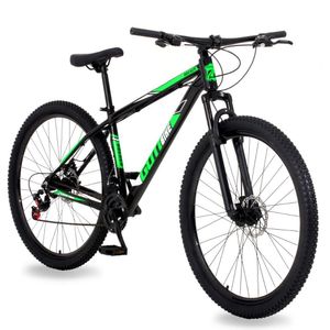 Bicicleta Aro 29 Gott 24 Marchas Câmbio Traseiro Shimano 19 Preto Verde